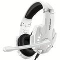 Gaming Headset with Mic LED for PS4 PS5 Xbox