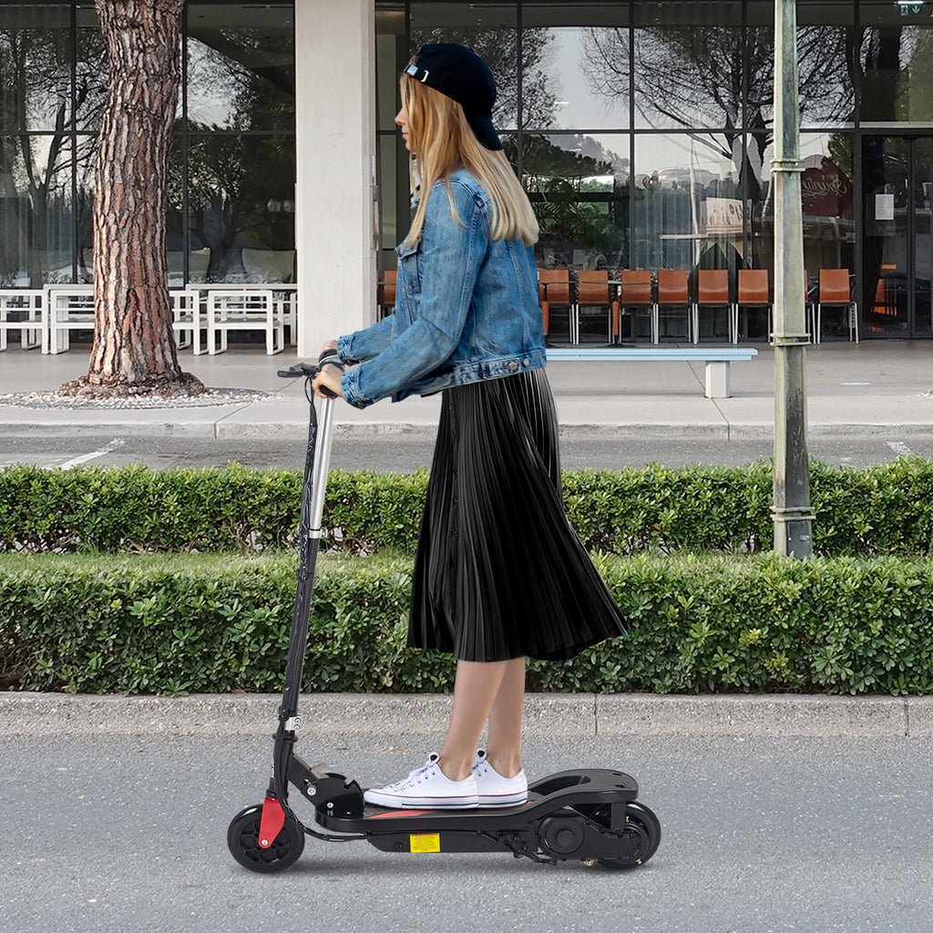 Trottinette électrique pliante pour enfant de 7+ans, 120W Vitesse max 12km/h, 75x36x82-93 cm Noir