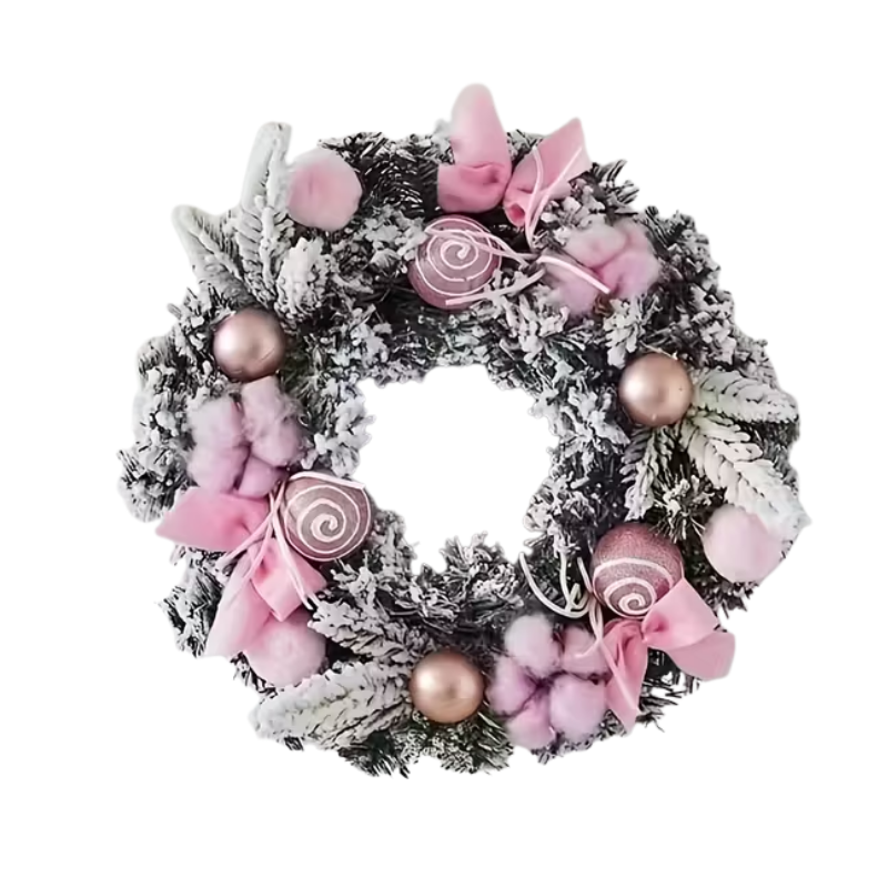 Christmas Snowflake Wreath Holiday Decoration