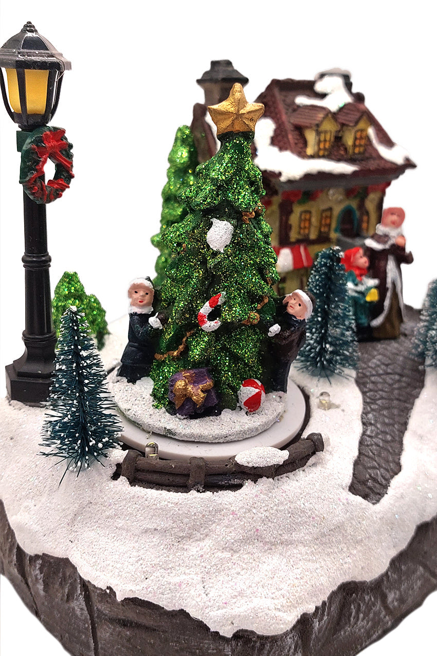 Christmas Cottage - Christmas Village Collection by Wizardi F07N5-7