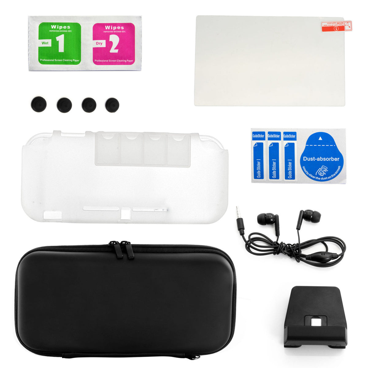 Kit accessori 11 in 1 per Nintendo Switch Lite | Custodia e protezione