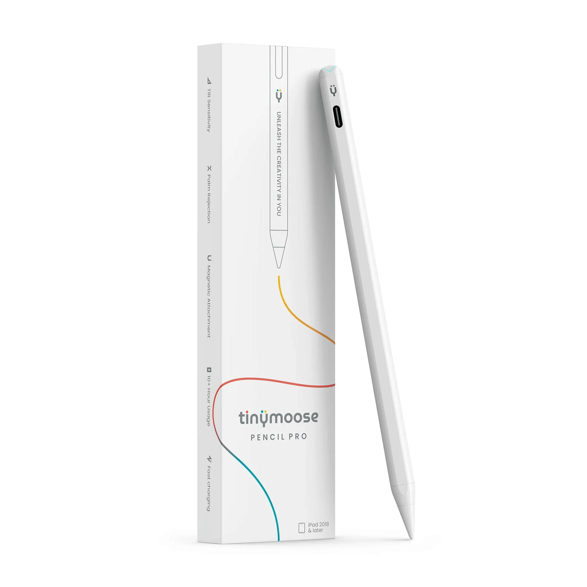 Pencil Pro - iPad Pen With USB-C Charging | Pearl White