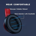 Over-Ear Foldable Wireless Headphone Black
