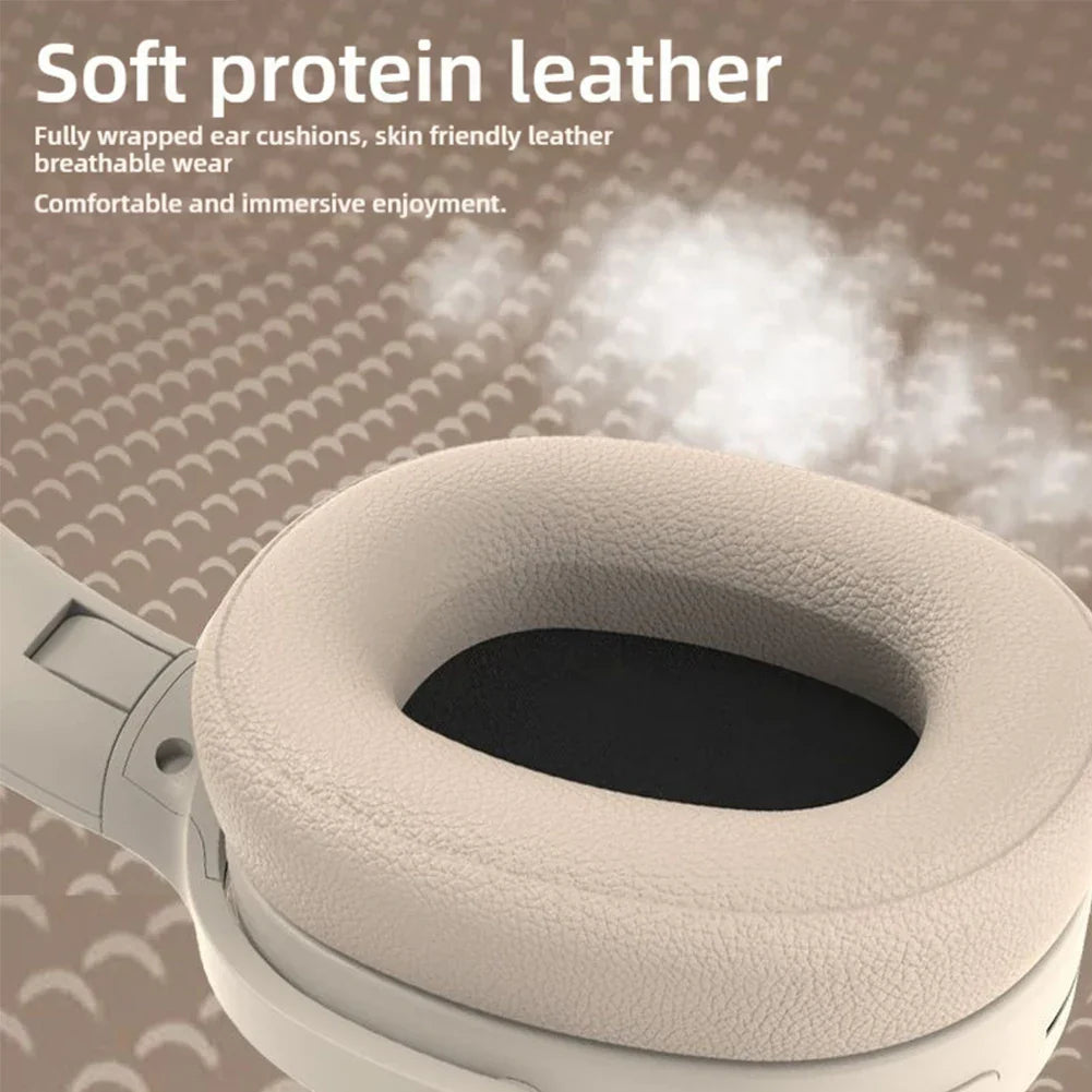 Wireless Bluetooth Over-Ear Headphone Beige