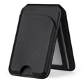 NNEDSZ Black MagSafe Magnetic Wallet with Stand - PU Leather Card Holder for iPhone