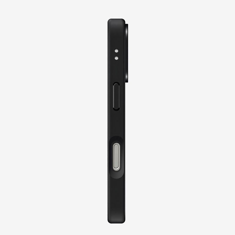 Casey Gilded Pearl Bow Black Magnetic Matte Phone Case – Anti-Fingerprint Protective Cover