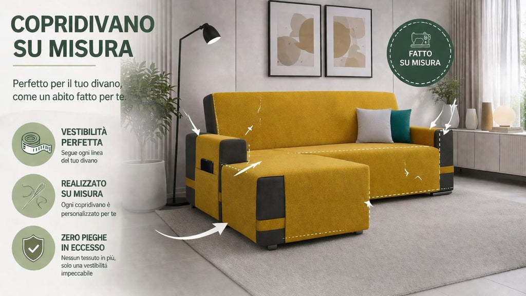 Salvadivano COVER | Copridivano con Penisola - ARMOR bordeaux