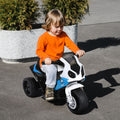 Moto électrique pour enfants 3 roues 6V 2,5 Km/h effets lumineux et sonores charge max. 20 kg BMW S1000 RR bleu