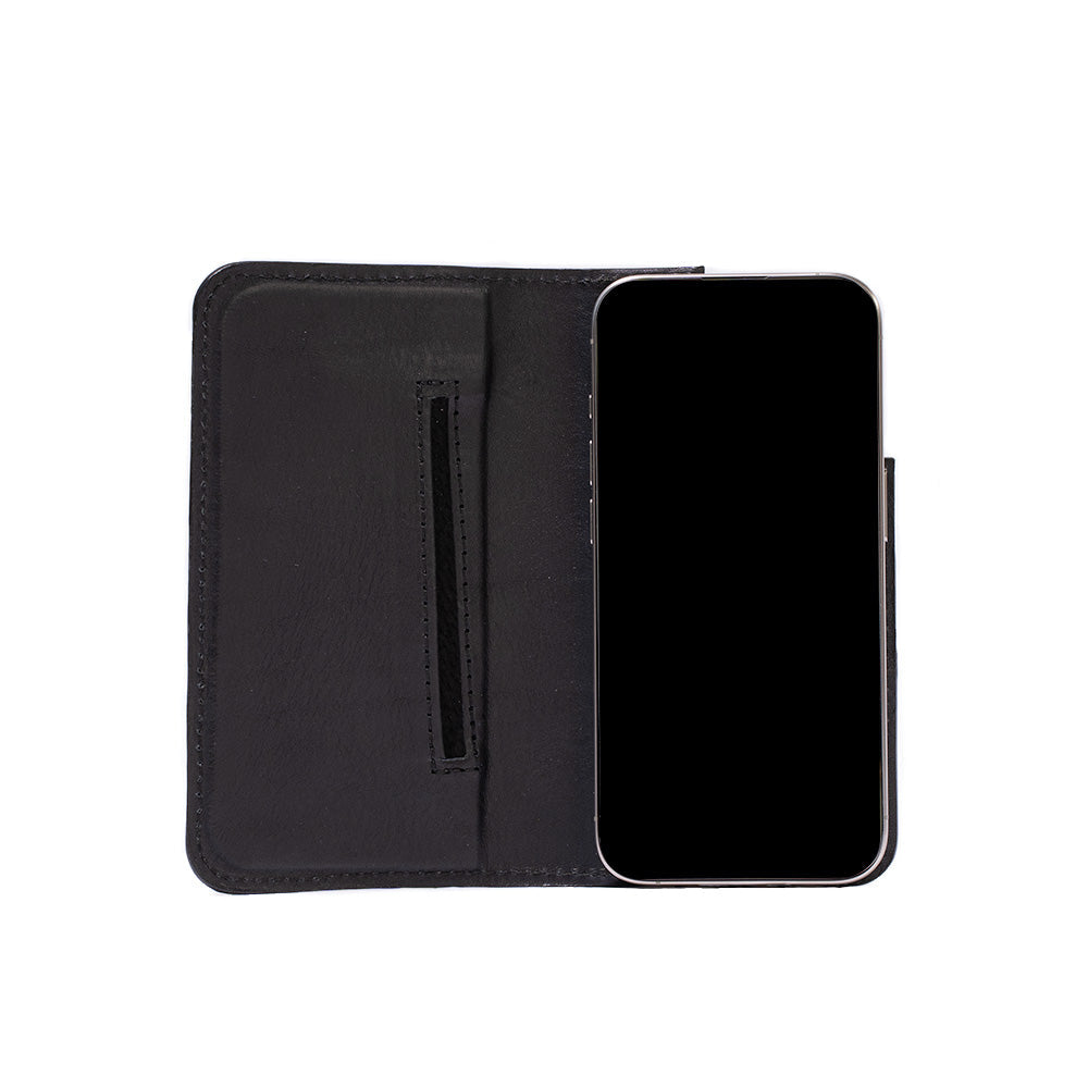 Leather Folio Case Wallet for iPhone 15 Series with MagSafe - The Minimalist 3.0