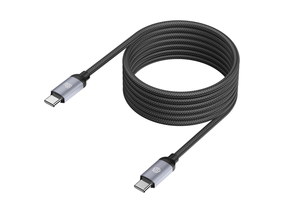 Techancy Cabo magnetico TB1802 USB-C para USB-C 1M 60W PD suporta carga 30W e transmissao de dados 480Mbps Preto