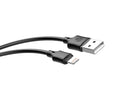 Techancy Cabo De Dados Techancy Usb- Lightning Preto TB1671, 2 Metros De Distância, Carregamento 2.4a, Compatível Com Iphone/Ipad
