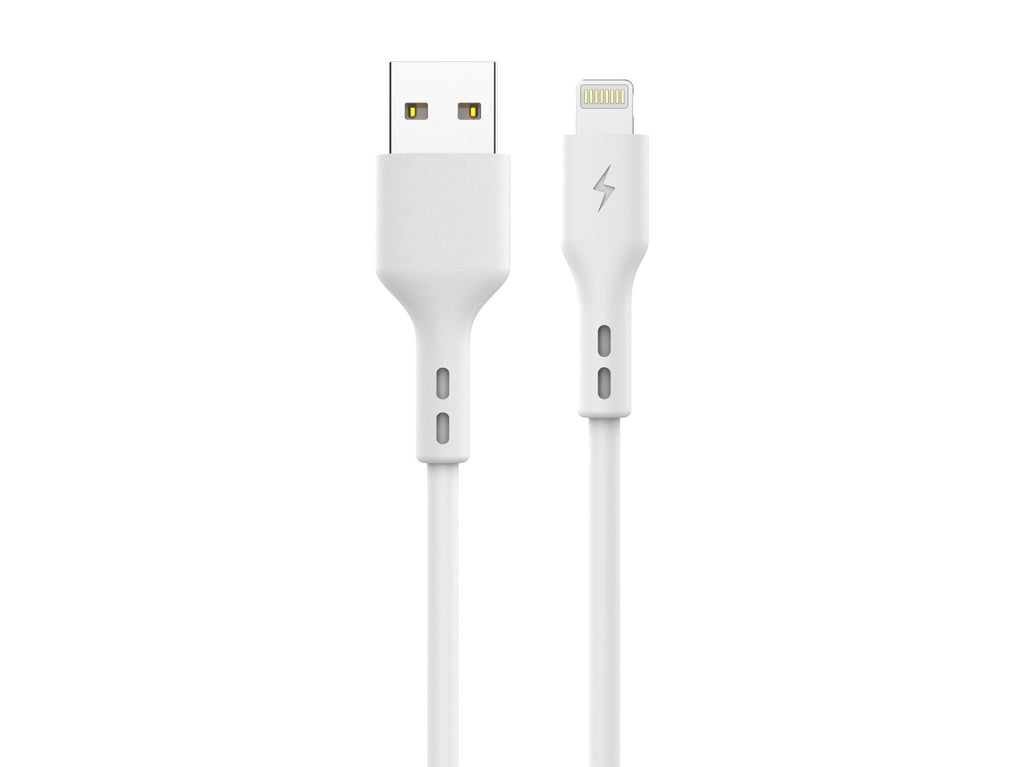 Techancy Fast Charge Cabo de Dados Usb-Lightning TB1774, 1m, 5a Super Fast Charge, Transferência De Dados, Branco