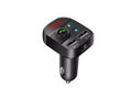 Techancy Leitor Mp3 Para Automóvel Preto TE0863, Carregamento Rápido De 3,1 A, Ligação Fm+Bluetooth, Entrada 12-24 V