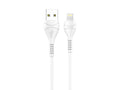 Techancy Cabo Usb-Lightning Branco 1m  TB1775,Carregamento Rápido 2.4a, Suporta Transmissão De Dados, Material Pvc