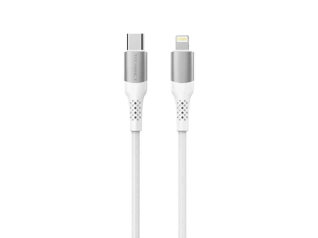 Techancy Cabo De Dados Pd De Alta Velocidade TB1664, Tipo C Para Carregamento Ip 20wpd, Cabo Entrançado De 1,2m