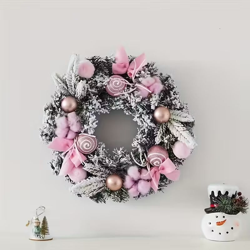 Christmas Snowflake Wreath Holiday Decoration