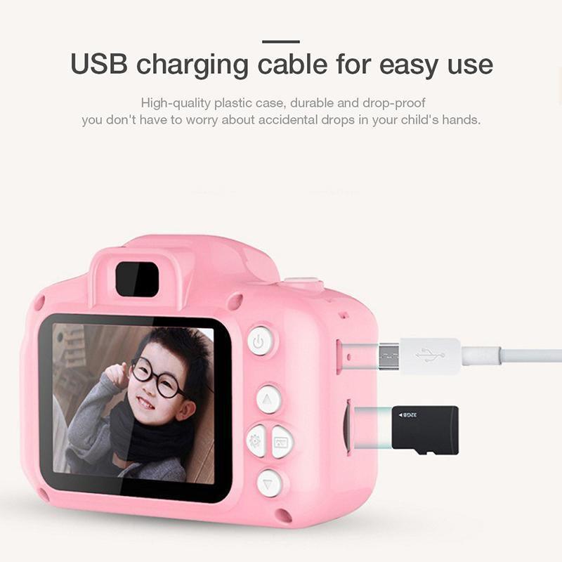 Mini Digital Camera HD 1080P LCD Compact Camera with 32G TF Card for Young Users