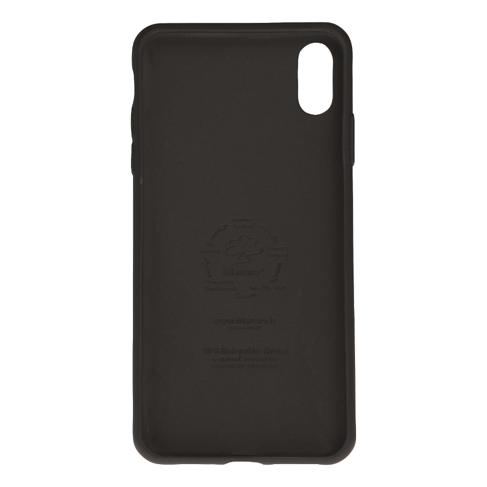 Custodia iNature iPhone XS Max - Nero Vulcano